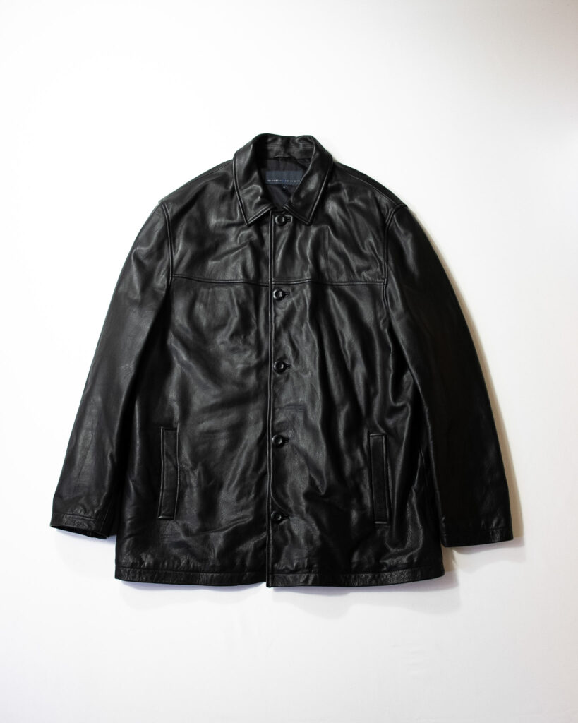 “CHEVIGNON” Cow Leather Car Coat